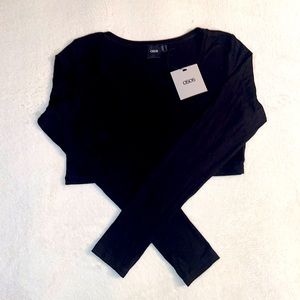 Brand New ASOS Women’s Black Crop Top US Size 8